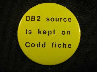 DB2 source is kept on Codd fiche