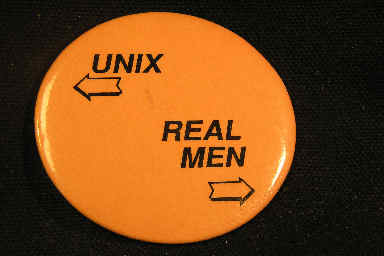 <== UNIX    REAL MEN==>