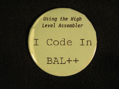 Using the High Level Assembler  I Code in BAL++