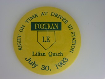 FORTRAN LE Lilian Quach - Right On Time at Driver III Station Jul 30 1993