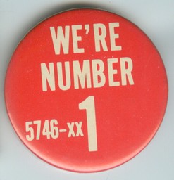 WE'RE NUMBER 5746-xx !