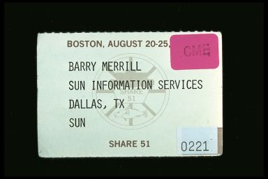 BARRY MERRILL SUN INFORMATION SERVICES DALLAS, TX SHARE 51 B