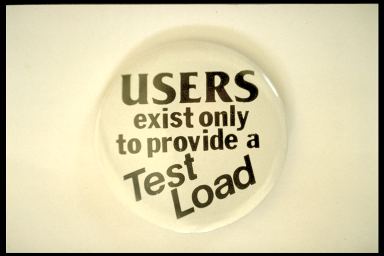 USERS EXIST ONLY TO PROVIDE A TEST LOAD