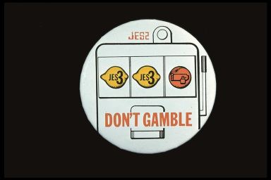 JES2 DON'T GAMBLE {SLOT MACHINE WITH 2 JES3 AND PADLOCK}