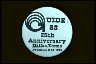 GUIDE 53 25TH ANNIVERSARY DALLAS, TX NOV 8-13 1981