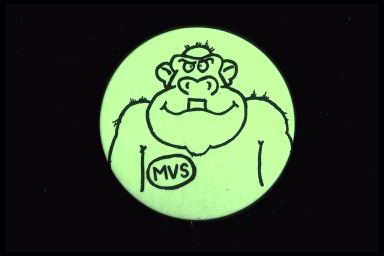 MVS {BUTTON ON GREEN GORILLA}