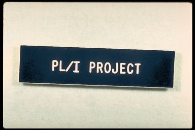 PL/I PROJECT