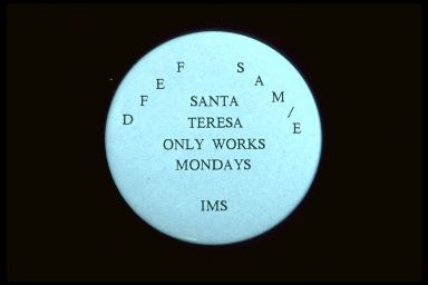 DFEF SAM/E SANTA TERESA ONLY WORKS MONDAYS - IMS