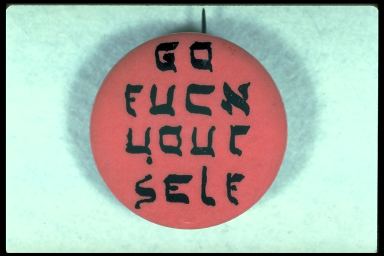 GO F***  YOUR SELF {UPSIDE DOWN}