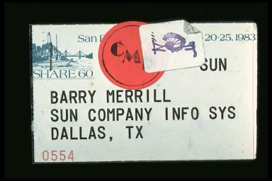 BARRY MERRILL SUN COMPANY INFO SYS DALLAS SHARE 60