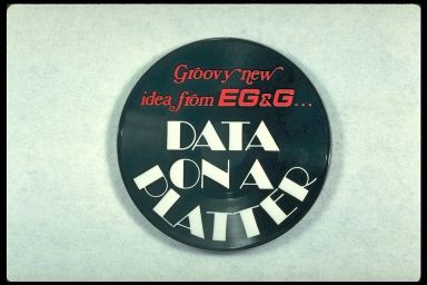 GROOVY NEW IDEA FROM EG&G DATA ON A PLATTER