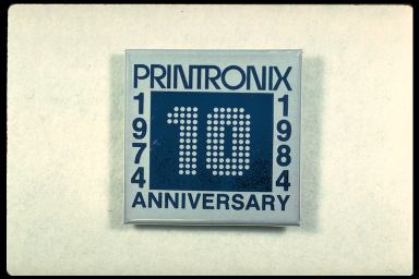 PRINTRONIX 1974-1984 10 ANNIVERSARY