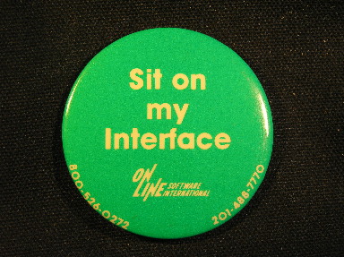 Sit on my Interface - Online Software International