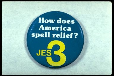 How does America spell relief?  JES 3