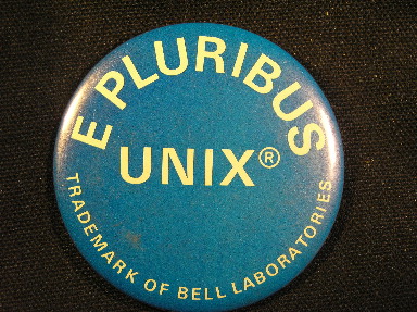 E Pluribus Unix - Trademark of Bell Labratories