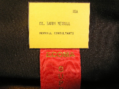 ECOMA - Dr. Barry Merrill - Merrill Consultants - Supplier