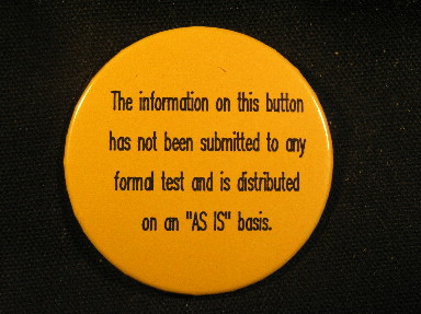 The information on this button has not been submitted to any format test and is distributed .